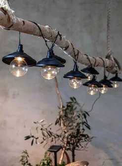Lysslynge Globe shade solcelle 10 lys