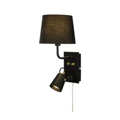 Metz vegglampe med lesespot