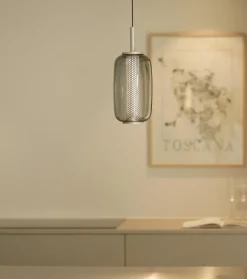 Midnight takpendel i glass med spot - ø13/h31 2700 kelvin - dimbar