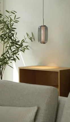 Midnight takpendel i glass med spot - ø13/h31 2700 kelvin - dimbar