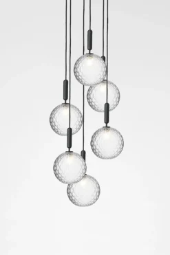 Miira 6 large taklampe - 6 lys klynge