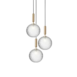 Miira 3 large taklampe - 3 lys klynge