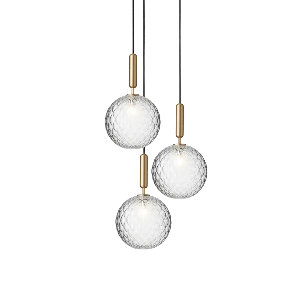 Miira 3 large taklampe - 3 lys klynge
