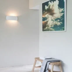 Milo vegglampe - Hvit