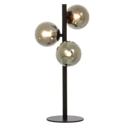 Molekyl bordlampe - 3 glasskuler - h46