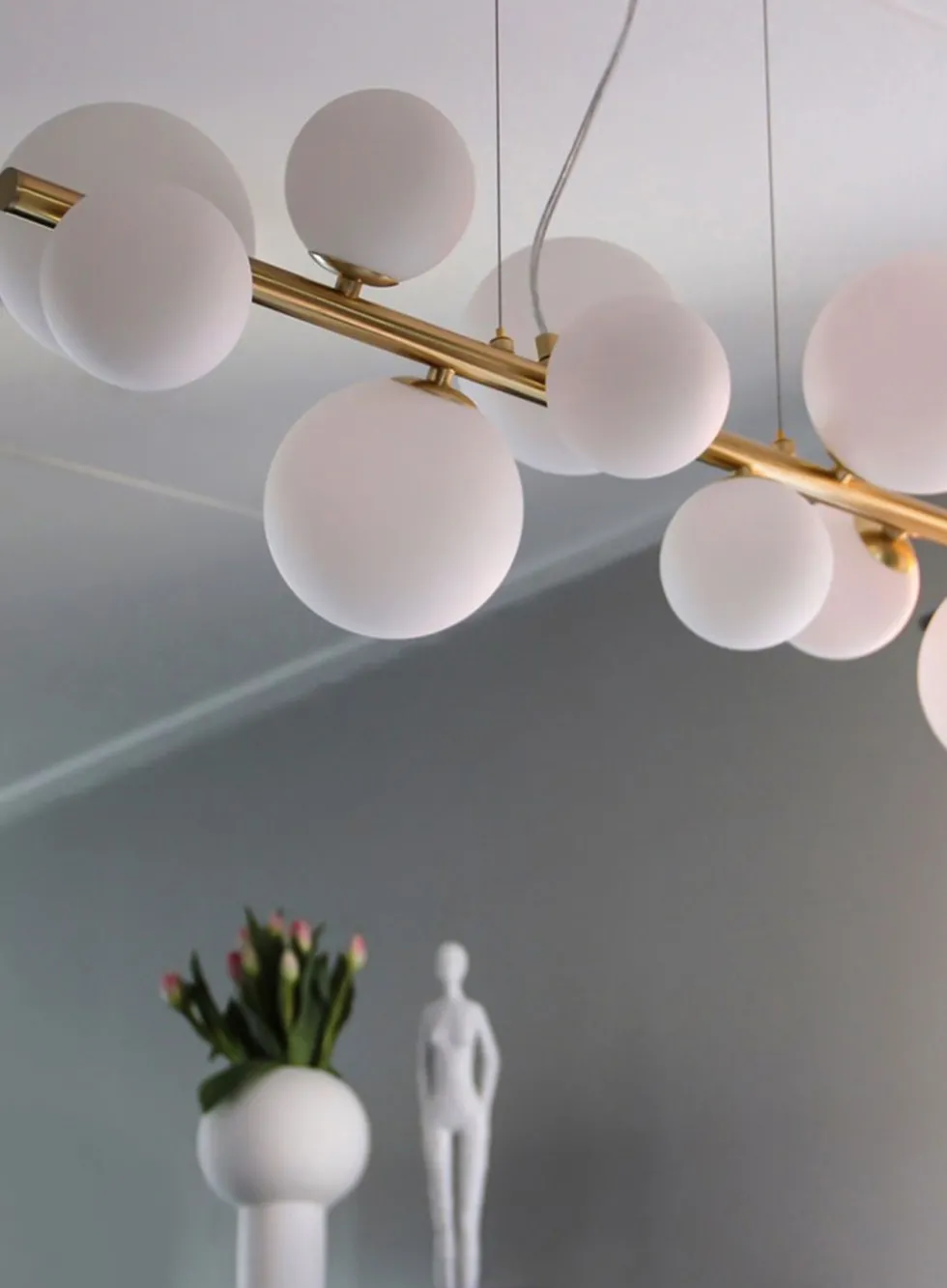 Molekyl langbordslampe - 85cm