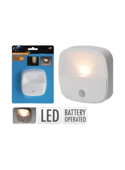 Nattlys m/sensor batteridrevet