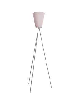 Oslo Wood gulvlampe Jubileums utgave - Muted Pink skjerm