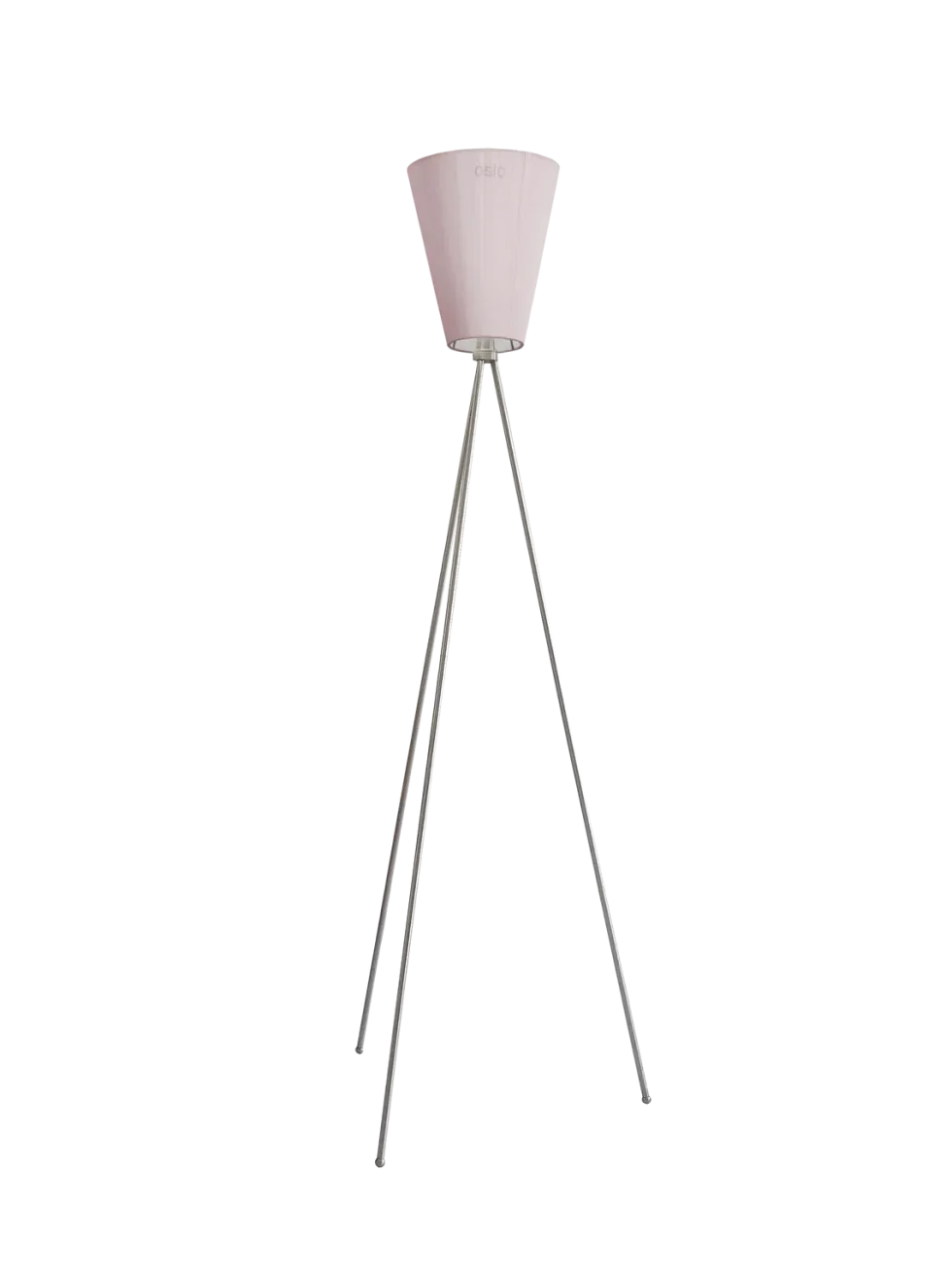 Oslo Wood gulvlampe Jubileums utgave - Muted Pink skjerm