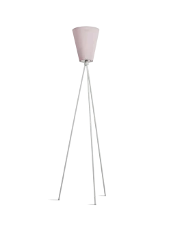 Oslo Wood gulvlampe Jubileums utgave - Muted Pink skjerm