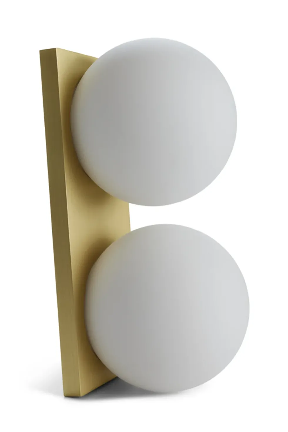 Palla 2-lys vegglampe opalt glass - ø13,5 IP20 dim to warm