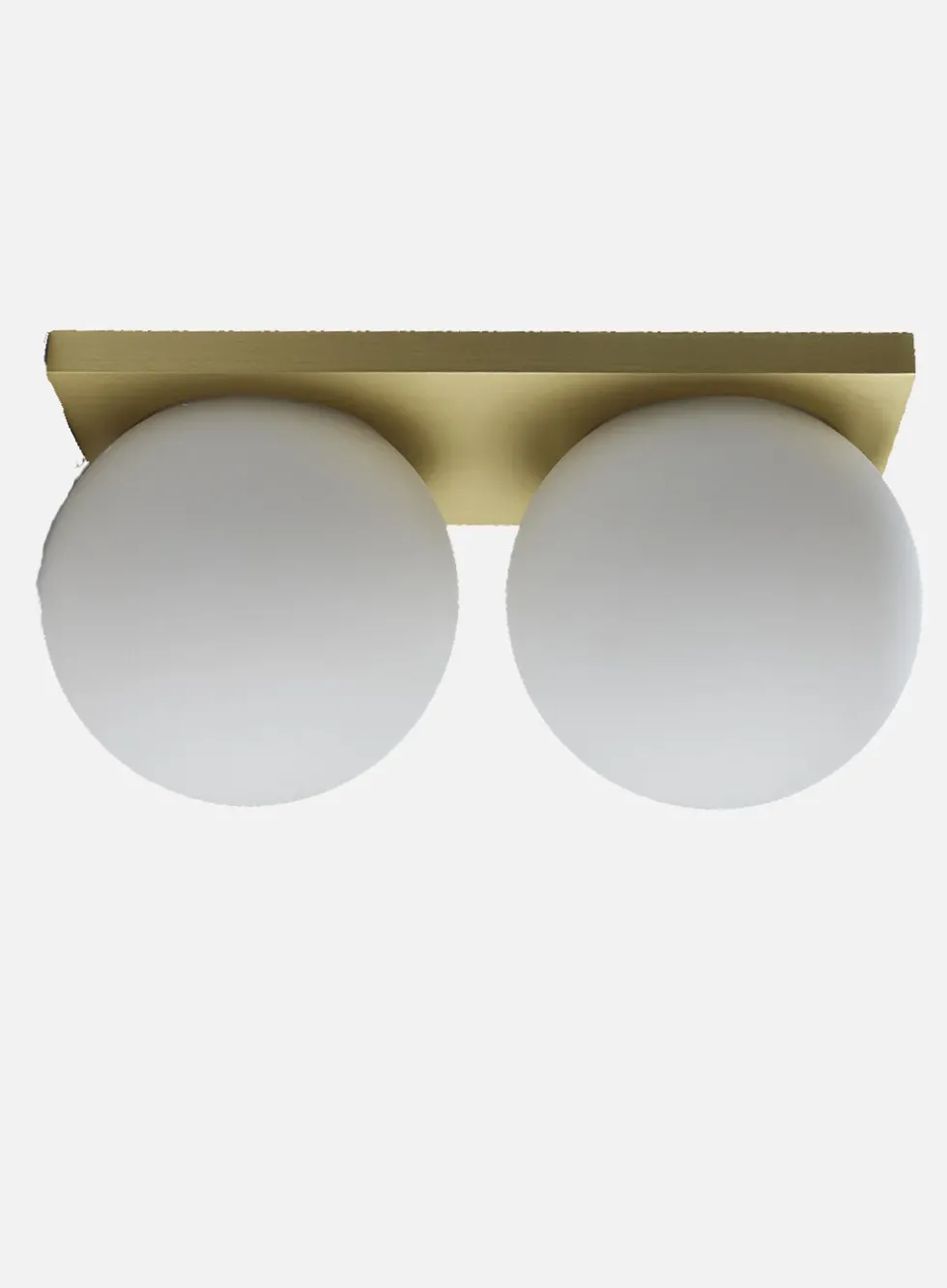 Palla 2-lys vegglampe opalt glass - ø13,5 IP20 dim to warm