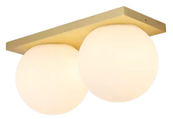 Palla Mini 2-lys vegglampe opalt glass - ø10 IP20 dim to warm