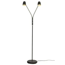 Sandnes gulvlampe - 2 lys m/separat dimmer