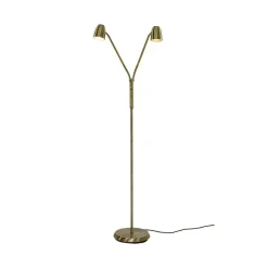 Sandnes gulvlampe - 2 lys m/separat dimmer