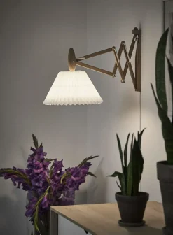 Sax vegglampe m/skjerm 2-17