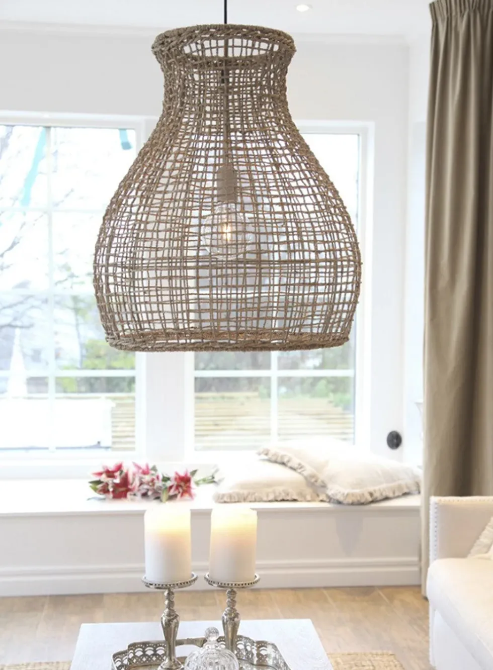 Seagrass taklampe - ø48