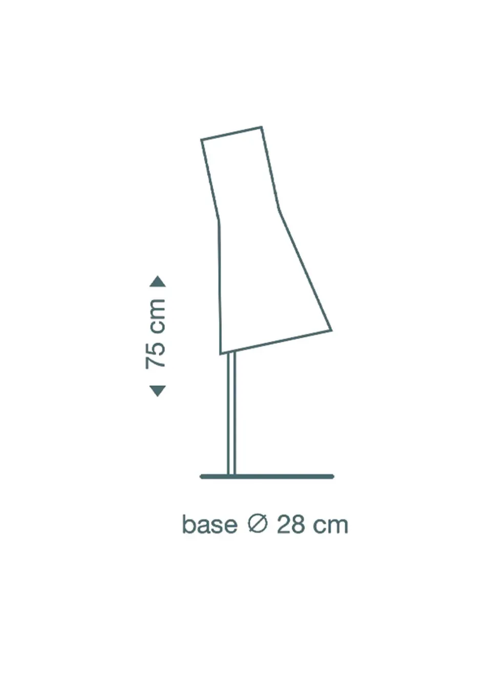 Secto 4220 bordlampe