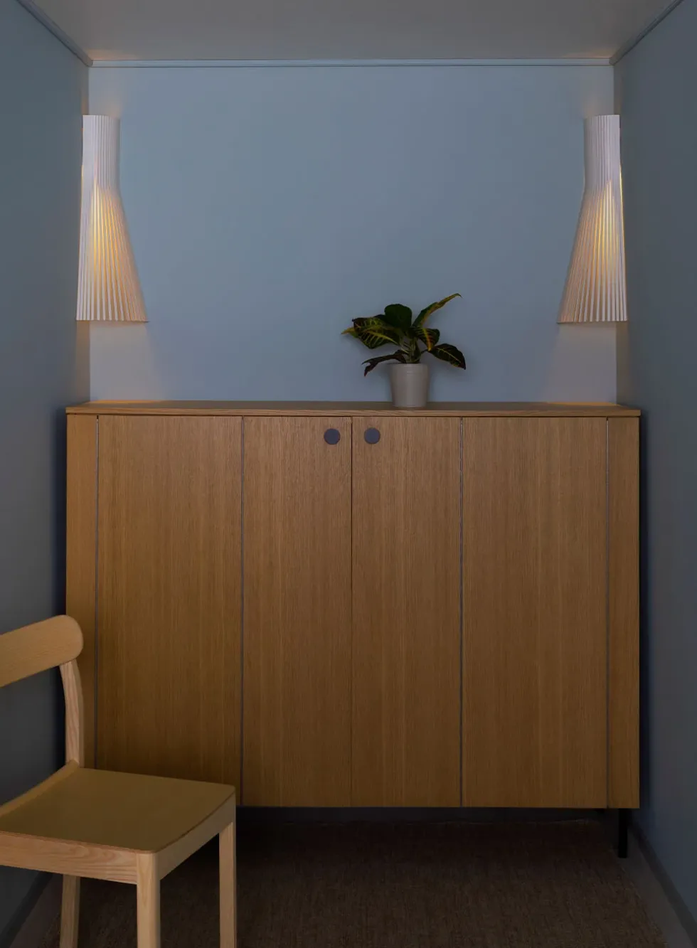 Secto 4236 vegglampe for hjørne