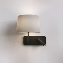 Side by Side Grande vegglampe m/USB