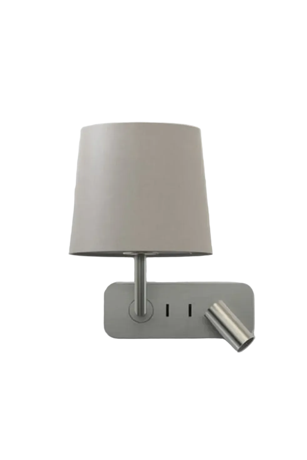Side by Side vegglampe med skjerm