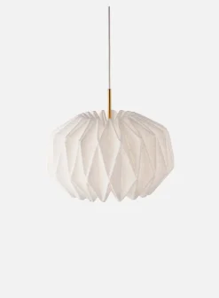 Softly pleated medium Ø42