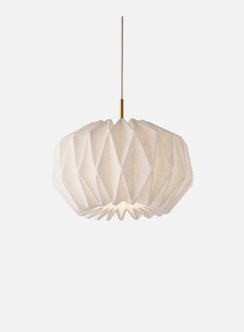 Softly pleated medium Ø42
