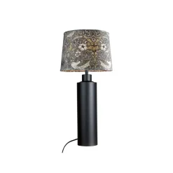 Solo bordlampe m/mønstret skjerm - h57