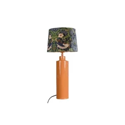 Solo bordlampe m/mønstret skjerm - h57