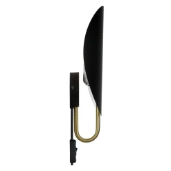 Spargo vegglampe - Svart/Messing