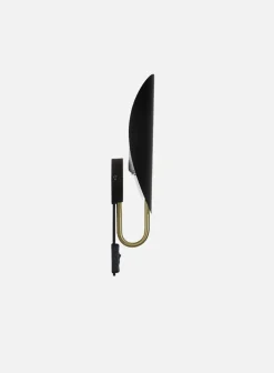 Spargo vegglampe - Svart/Messing