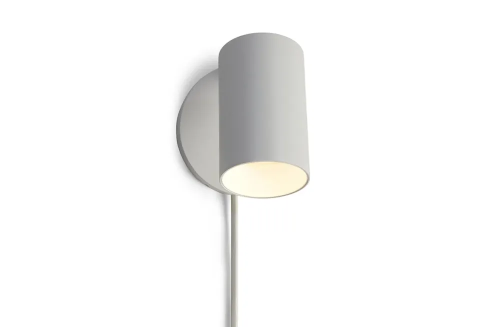 SpotOn vegglampe - rund m/bryter GU10