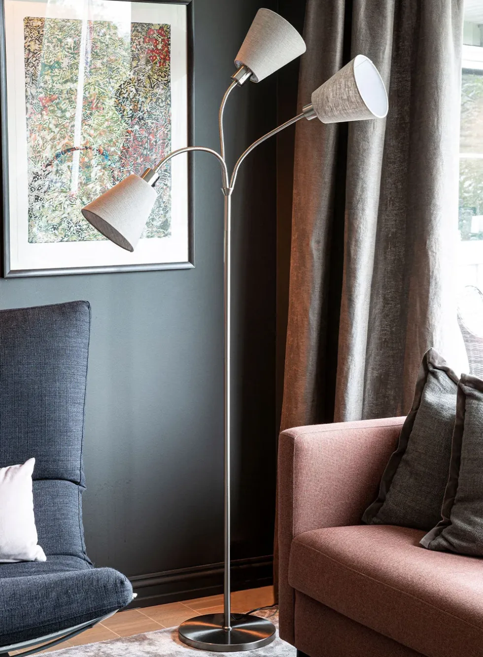 Tosca 3-lys gulvlampe