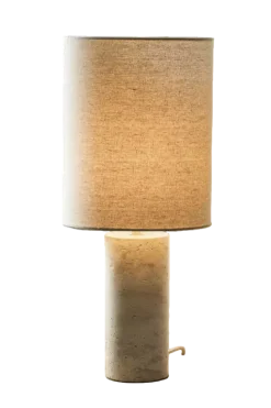 Vera bordlampe - travertin