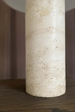 Vera bordlampe - travertin