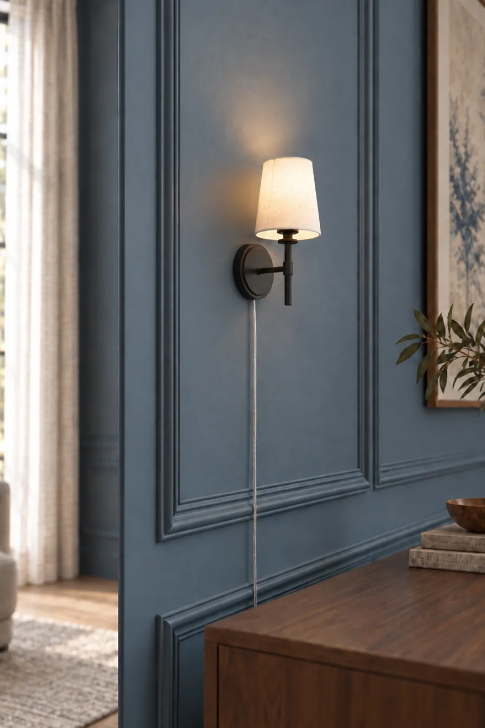 Verbier vegglampe - m/skjerm