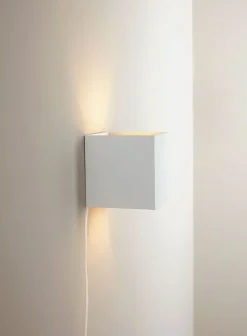 Zanna firkantet vegglampe - opp/ned med vipp